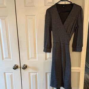 Banana Republic wrap dress with 3 quarter length sleeves